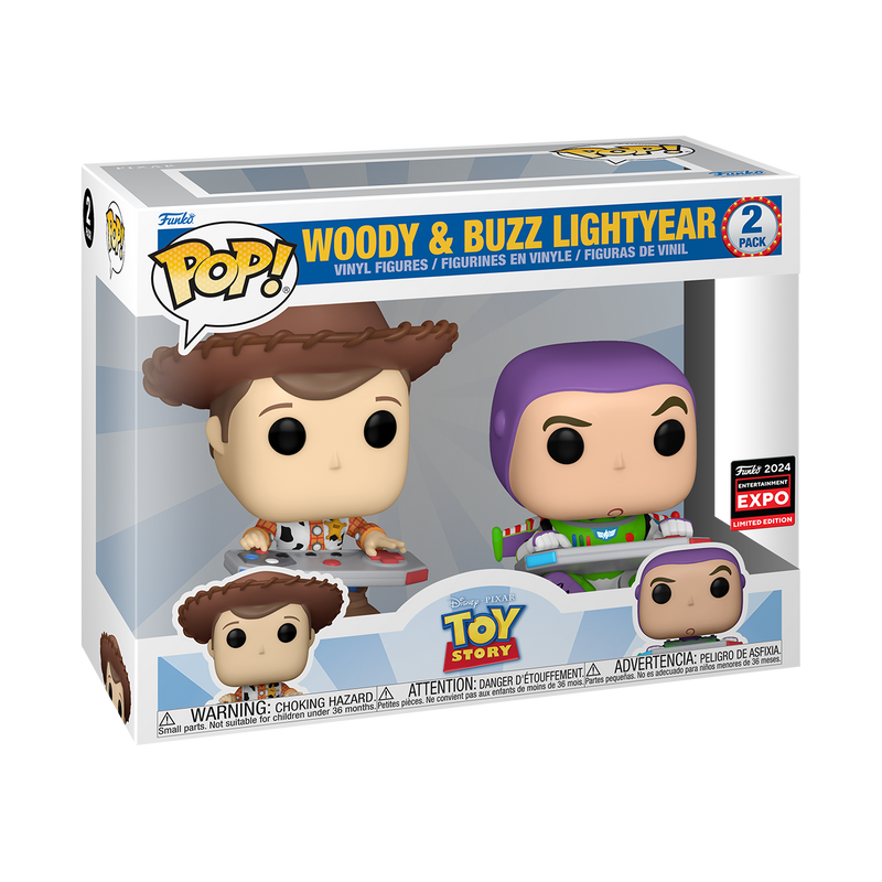 WOODY AND BUZZ LIGHTYEAR - TOY STORY POP! 2-PACK