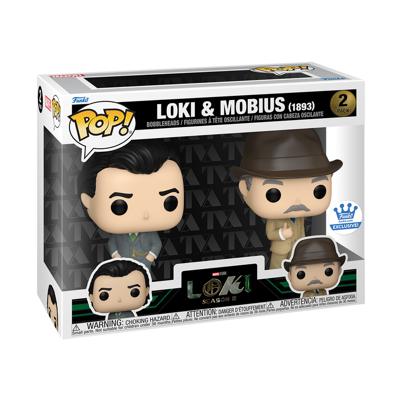 Loki And Mobius (1893) - Marvel Studios Loki Pop! 2-Pack (Exc)