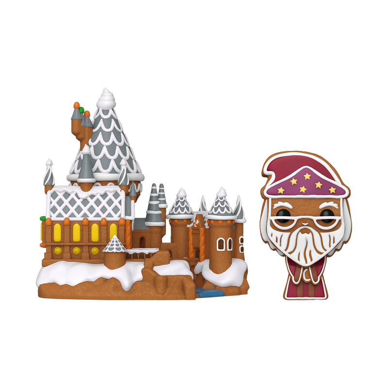 GINGERBREAD ALBUS DUMBLEDORE AND HOGWARTS - HARRY POTTER