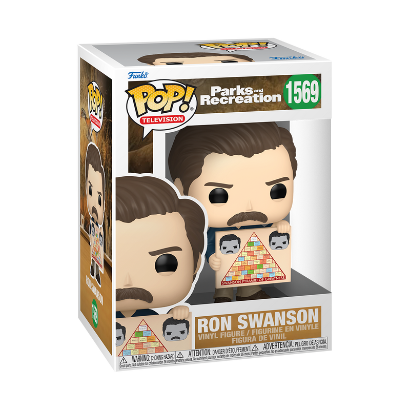 RON SWANSON (WITH PYRAMID OF GREATNESS) - PARKS AND RECREATION