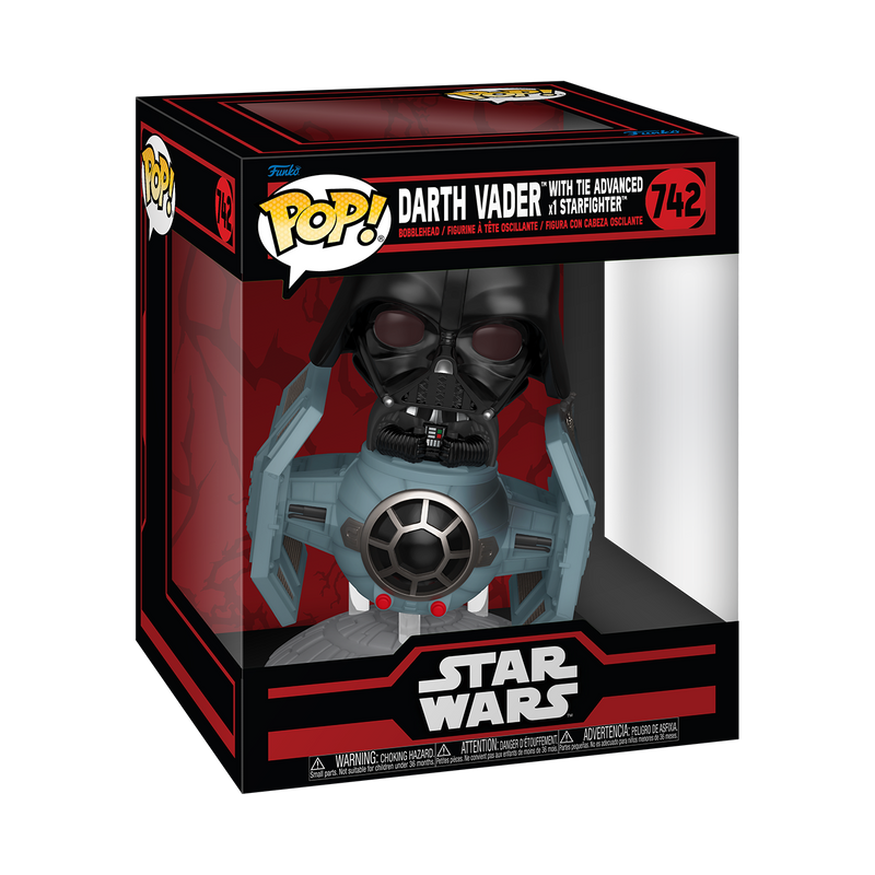 DARTH VADER WITH TIE ADVANCED X1 STARFIGHTER - STAR WARS: DARK SIDE