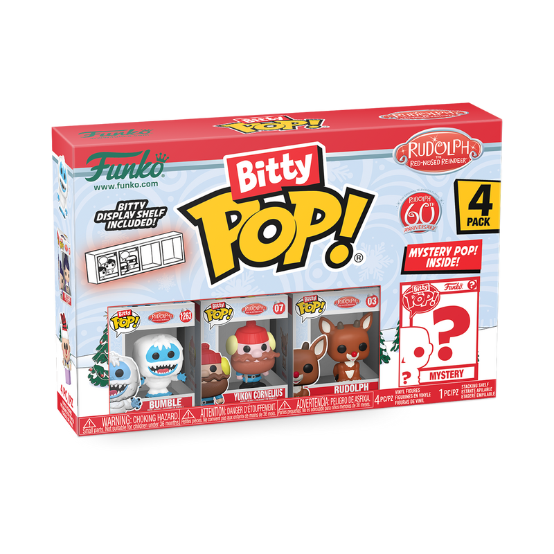 BITTY POP! RUDOLPH THE RED-NOSED REINDEER 4-PACK SERIES 1