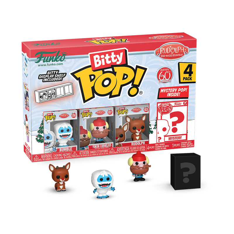 BITTY POP! RUDOLPH THE RED-NOSED REINDEER 4-PACK SERIES 1