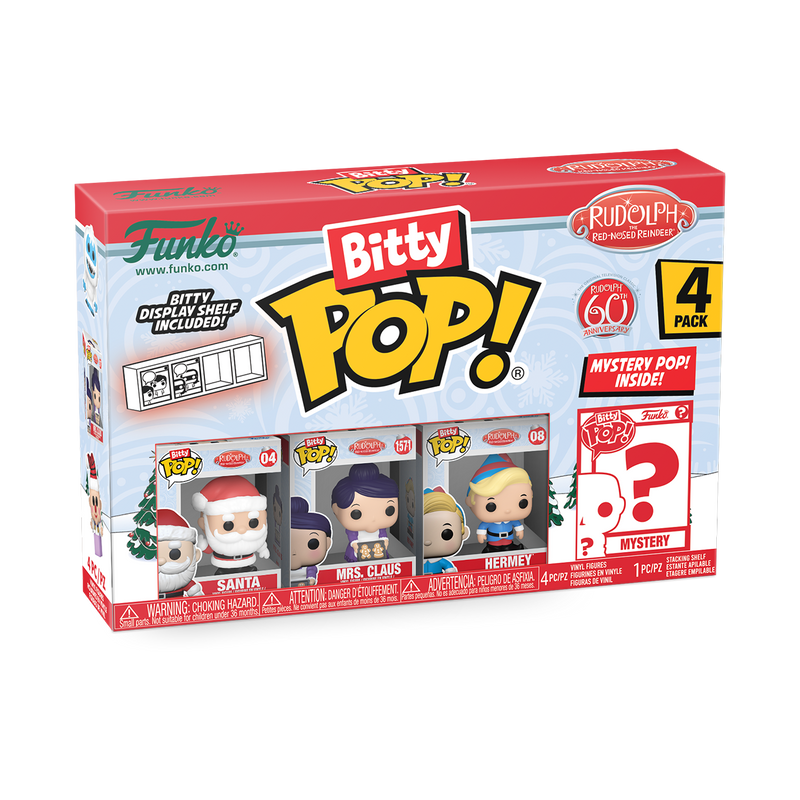 BITTY POP! RUDOLPH THE RED-NOSED REINDEER 4-PACK SERIES 4