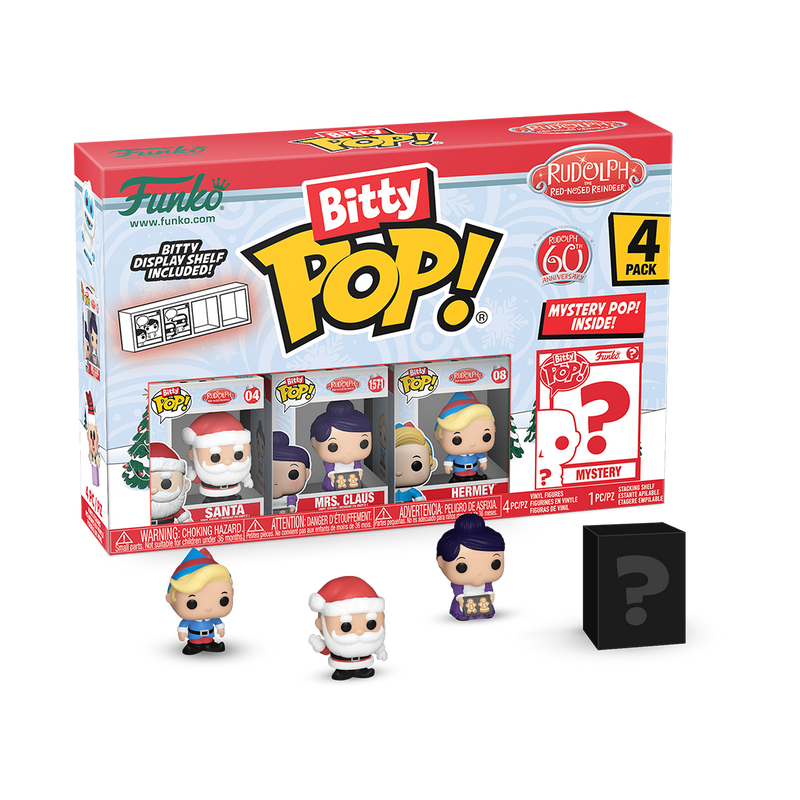 BITTY POP! RUDOLPH THE RED-NOSED REINDEER 4-PACK SERIES 4