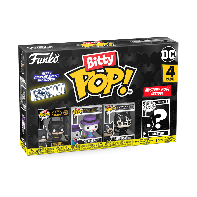 BITTY POP! BATMAN 4-PACK SERIES 1