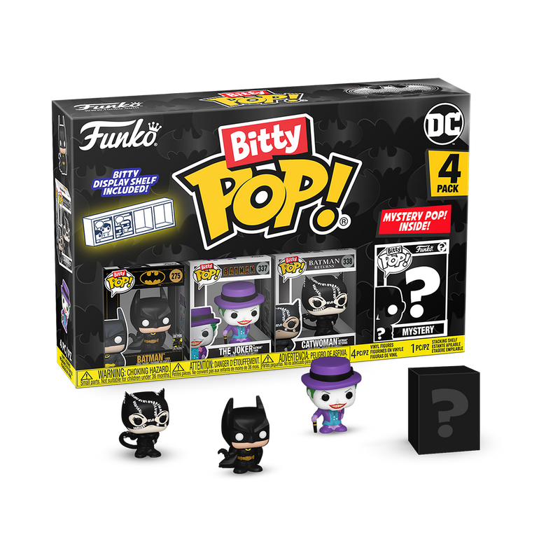 BITTY POP! BATMAN 4-PACK SERIES 1