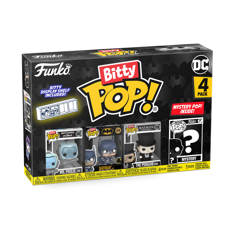 BITTY POP! BATMAN 4-PACK SERIES 3