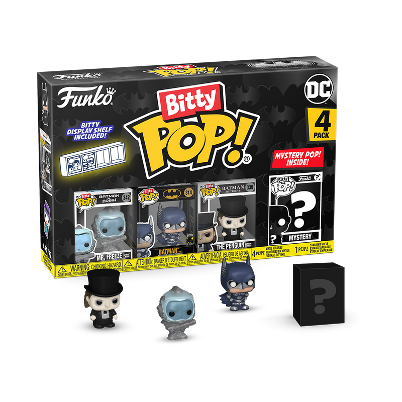 BITTY POP! BATMAN 4-PACK SERIES 3