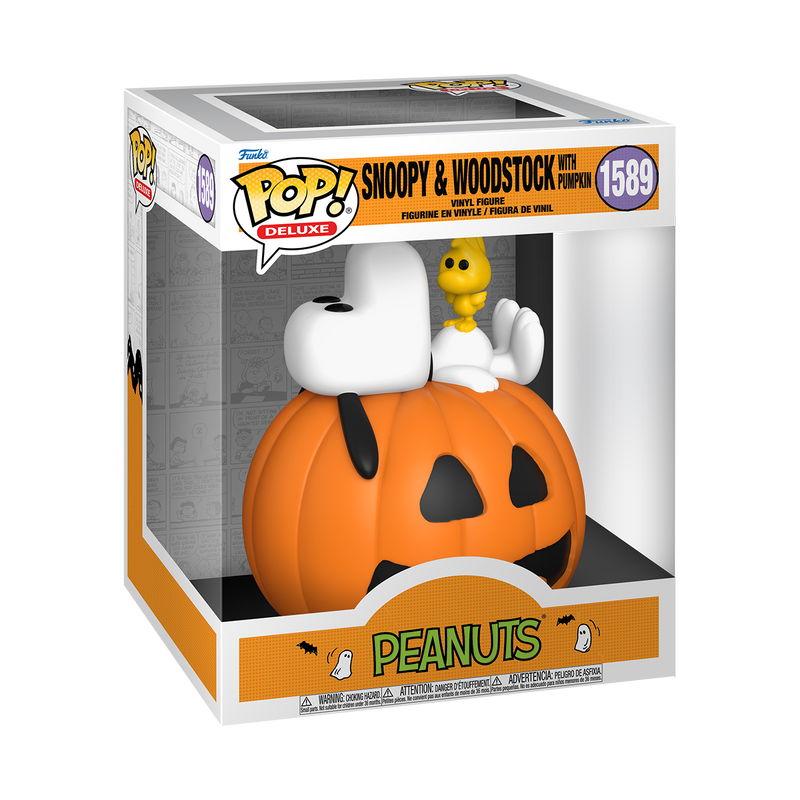 SNOOPY AND WOODSTOCK WITH PUMPKIN - PEANUTS