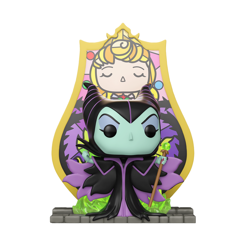 MALEFICENT (STAINED GLASS) - SLEEPING BEAUTY