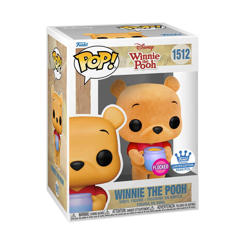 WINNIE THE POOH (FLOCKED) - DISNEY