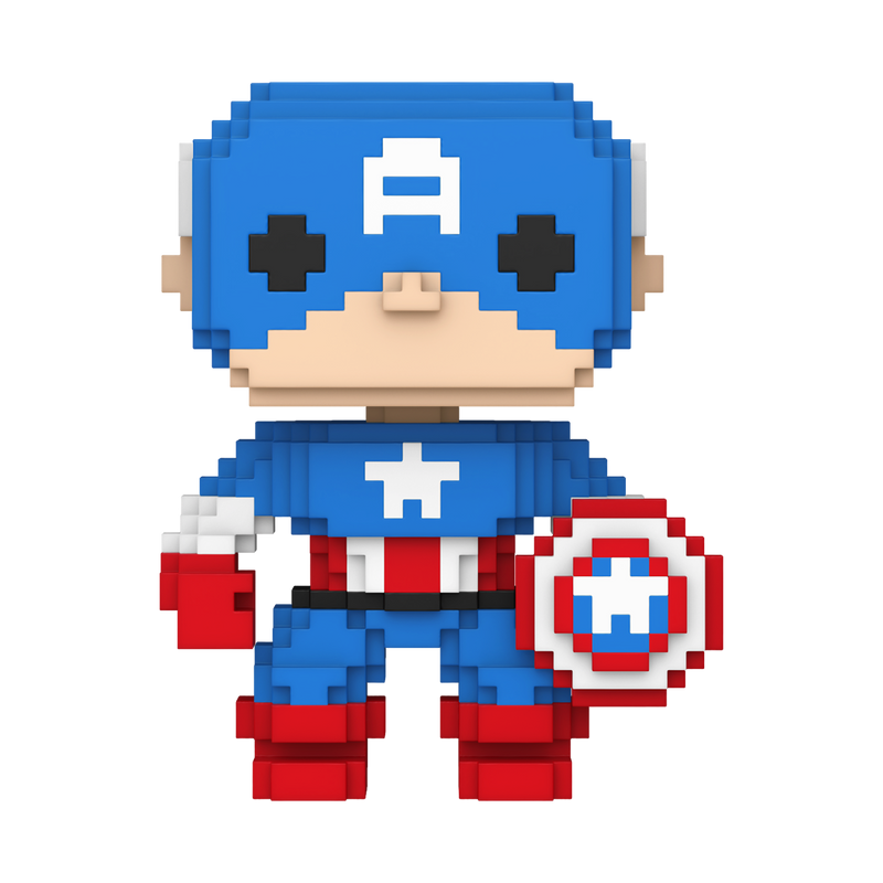 CAPTAIN AMERICA (8-BIT) - MARVEL