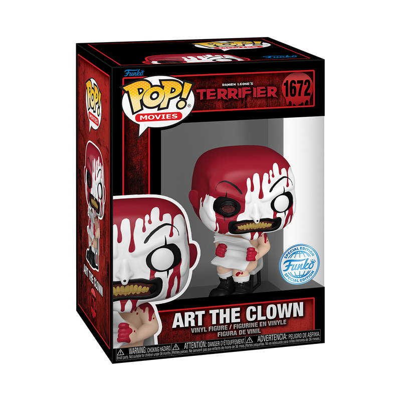 ART THE CLOWN WITH NEWSPAPER - TERRIFIER