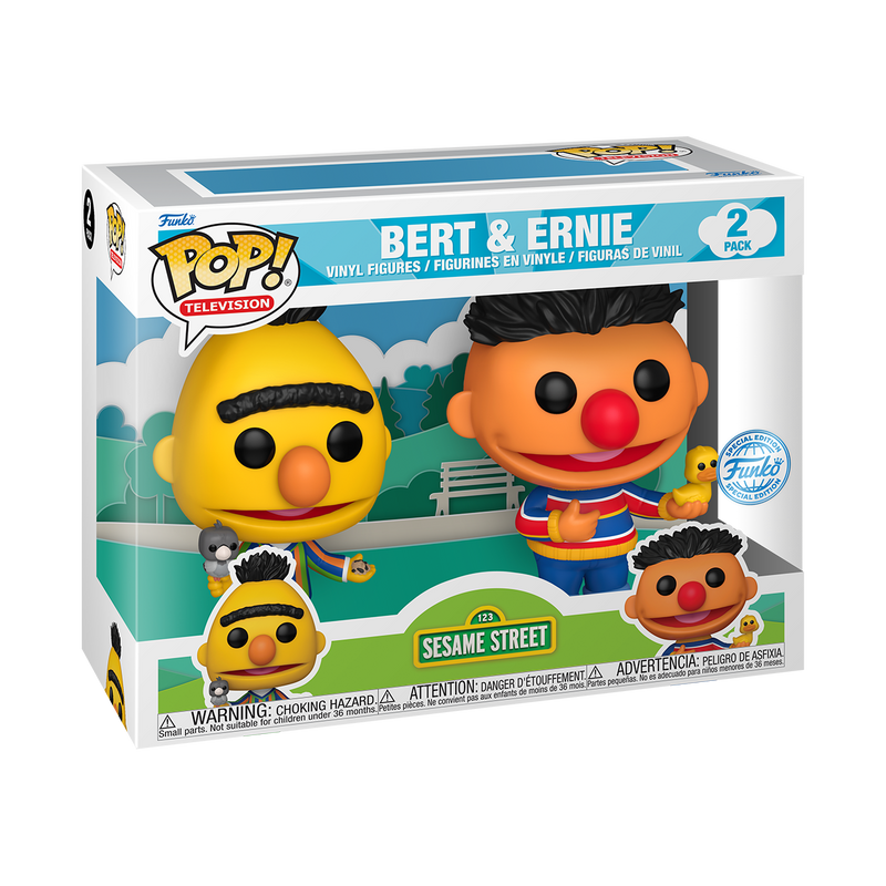 BERT AND ERNIE - SESAME STREET POP! 2-PACK