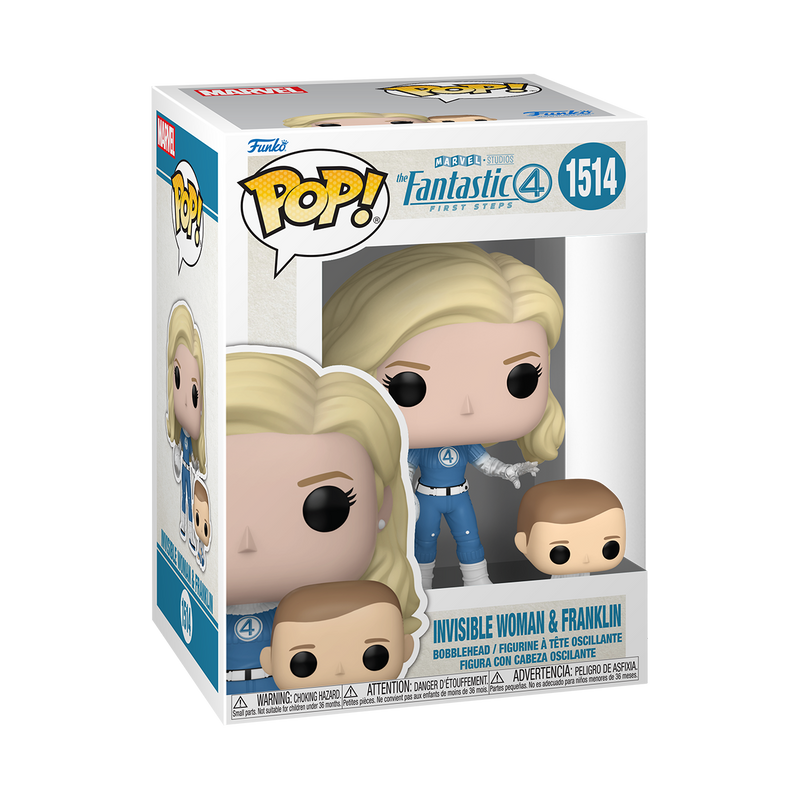 INVISIBLE WOMAN & FRANKLIN - THE FANTASTIC FOUR: FIRST STEPS