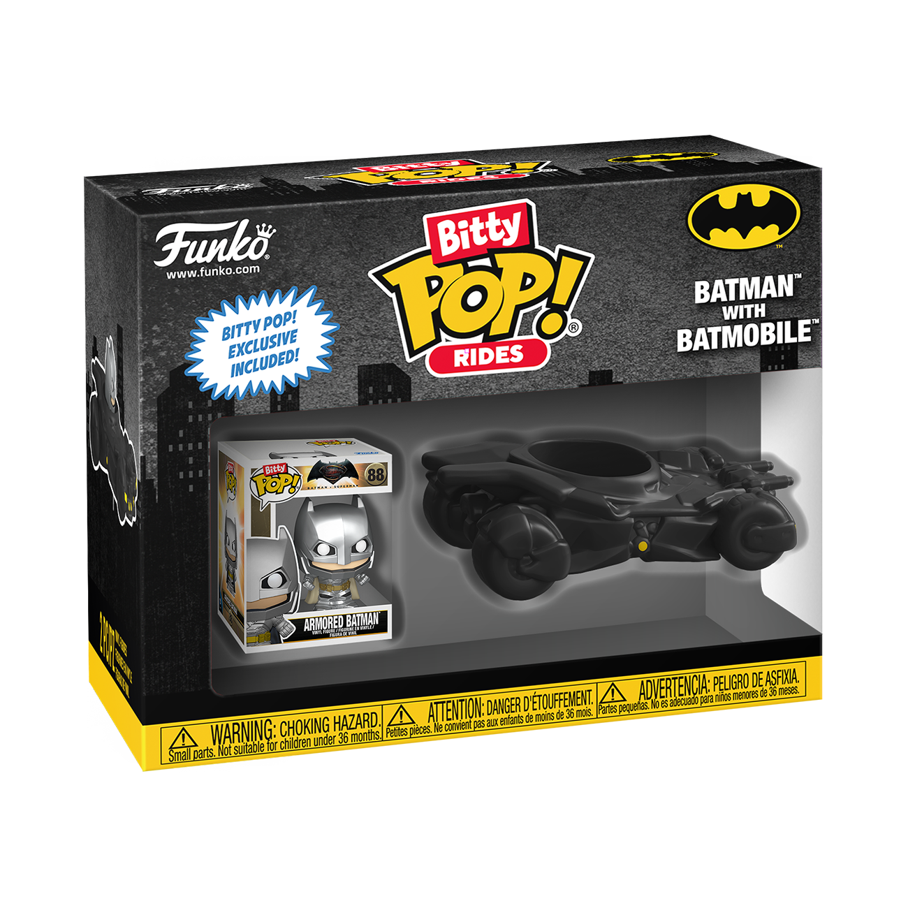 Bitty Pop! Rides Batman With Batmobile