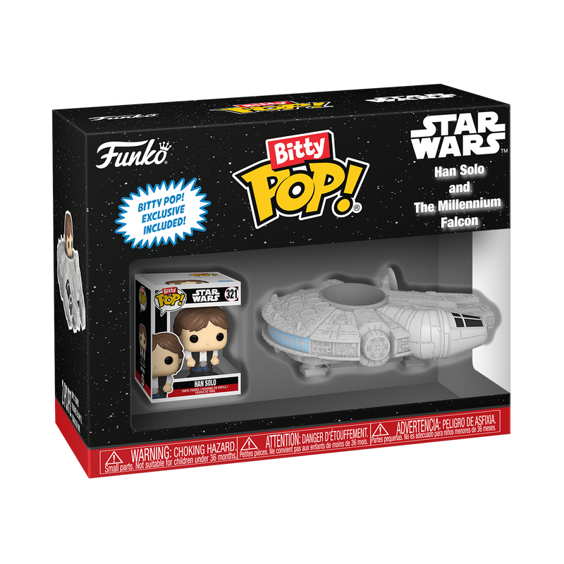 BITTY POP! RIDES HAN SOLO AND THE MILENNIUM FALCON