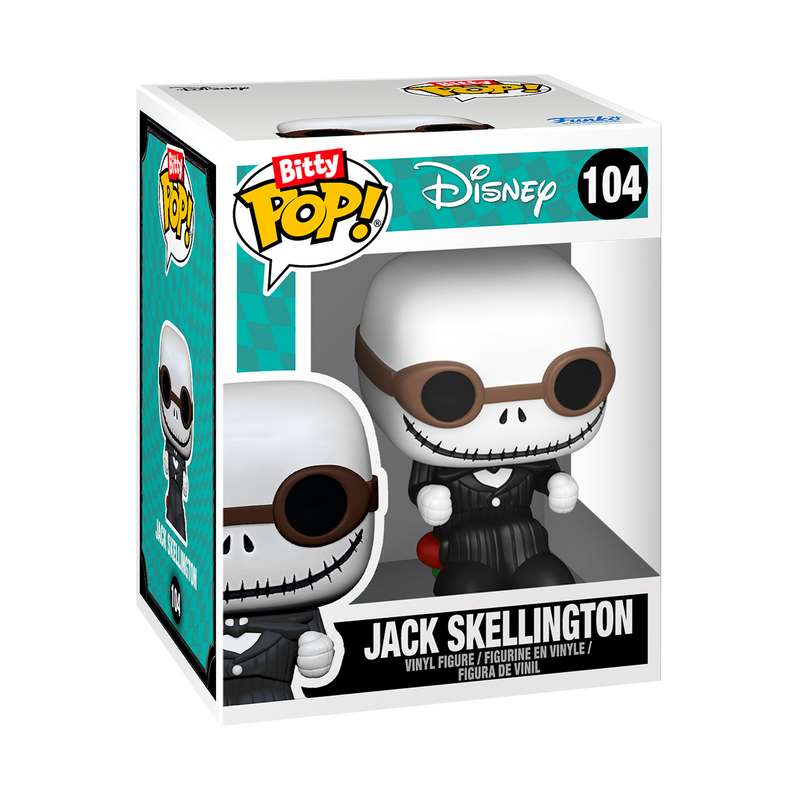 BITTY POP! RIDES JACK SKELLINGTON WITH SNOWMOBILE