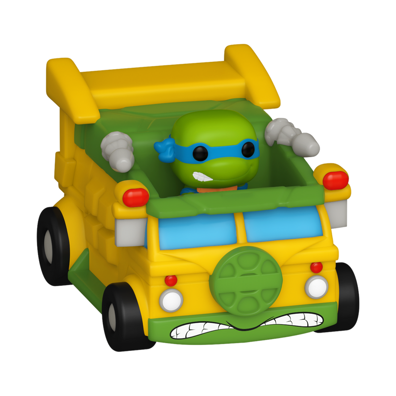 BITTY POP! RIDES LEONARDO AND TURTLE VAN