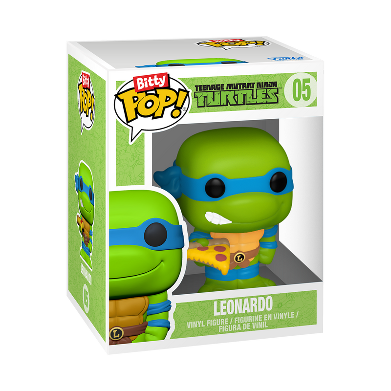 BITTY POP! RIDES LEONARDO AND TURTLE VAN