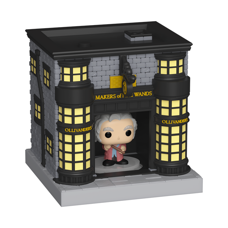 BITTY POP! TOWN GARRICK OLLIVANDER AND OLLIVANDERS WAND SHOP - HARRY POTTER