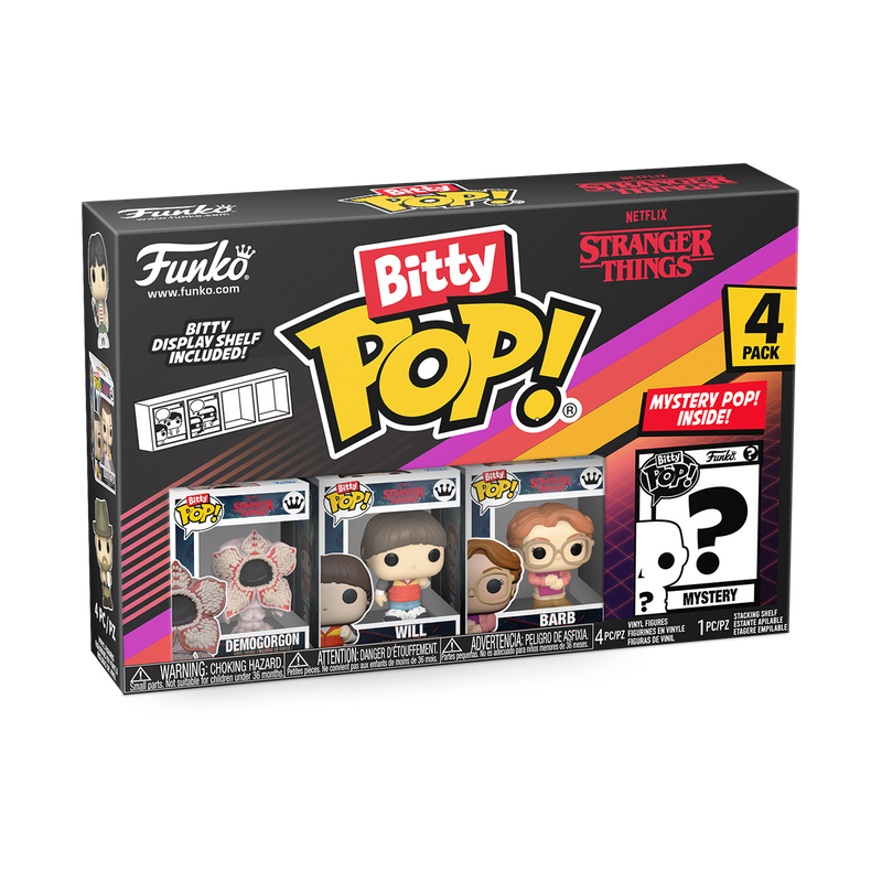 BITTY POP! STRANGER THINGS 4-PACK SERIES 1