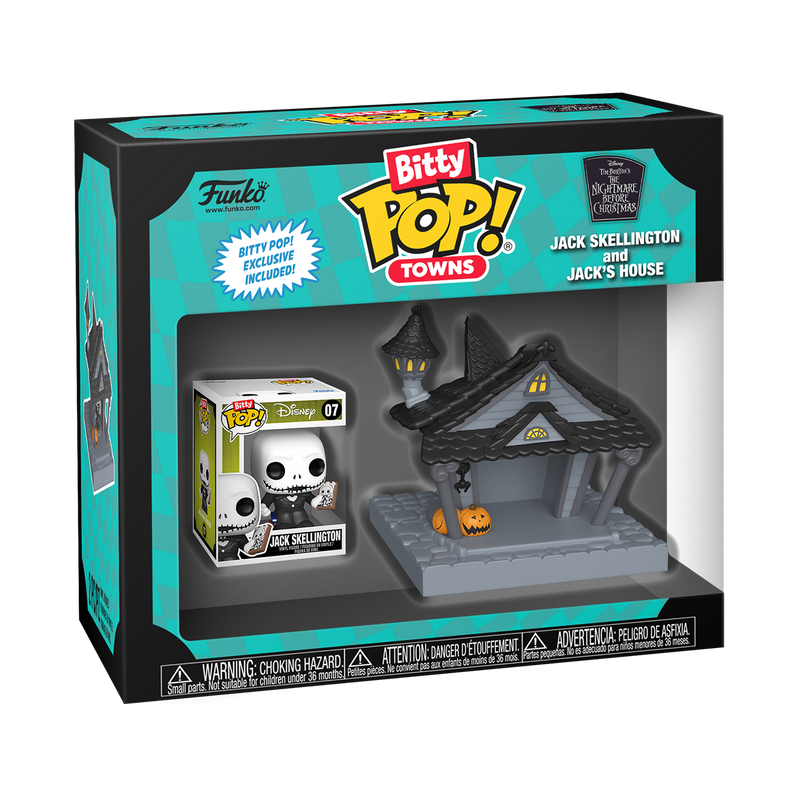 BITTY POP! TOWN JACK SKELLINGTON AND JACK'S HOUSE