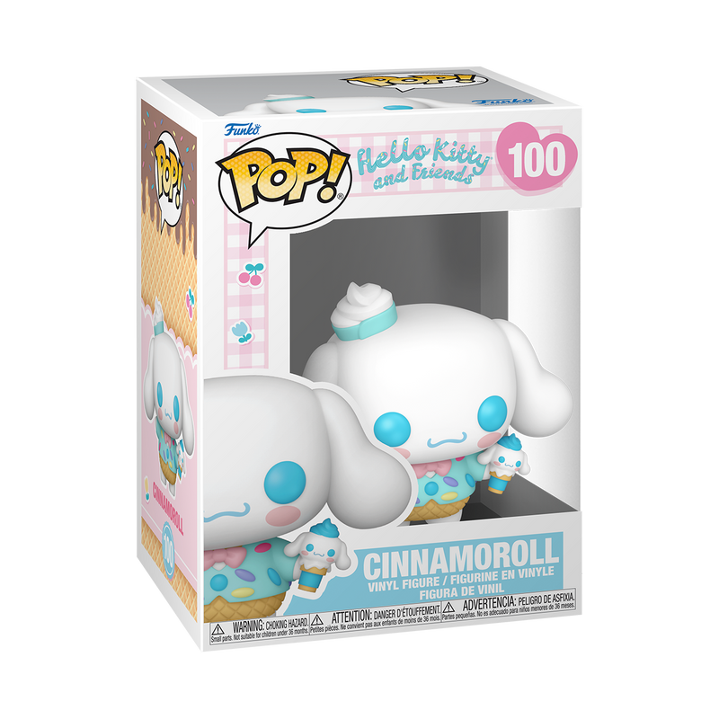 CINNAMOROLL WITH ICE CREAM - HELLO KITTY AND FRIENDS