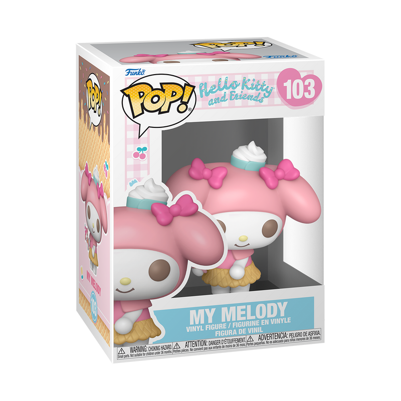 MY MELODY WITH ICE CREAM - HELLO KITTY AND FRIENDS