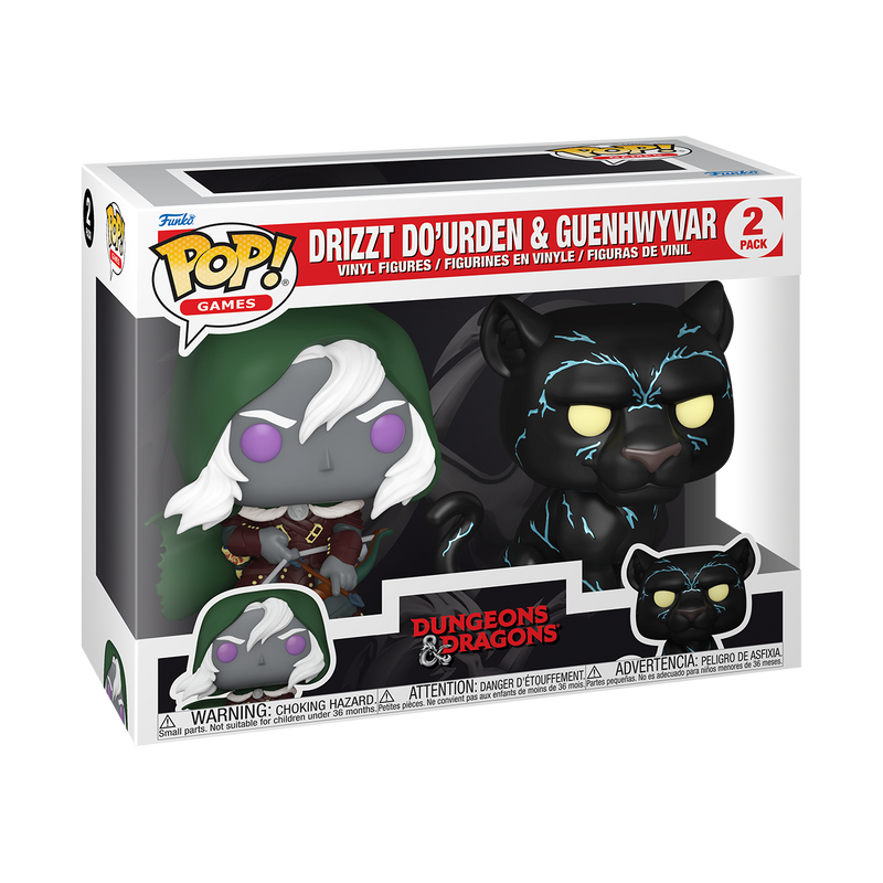 DRIZZT DO'URDEN AND GUENHWYVAR - DUNGEONS AND DRAGONS