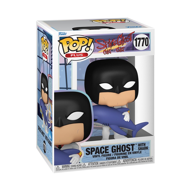 SPACE GHOST WITH SHARK - SPACE GHOST COAST TO COAST