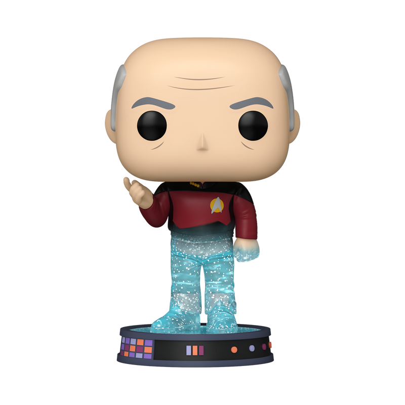 JEAN-LUC PICARD ON TRANSPORTER PLATFORM (GLITTER) - STAR TREK