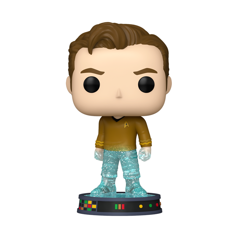 JAMES T. KIRK ON TRANSPORTER PLATFORM (GLITTER) - STAR TREK