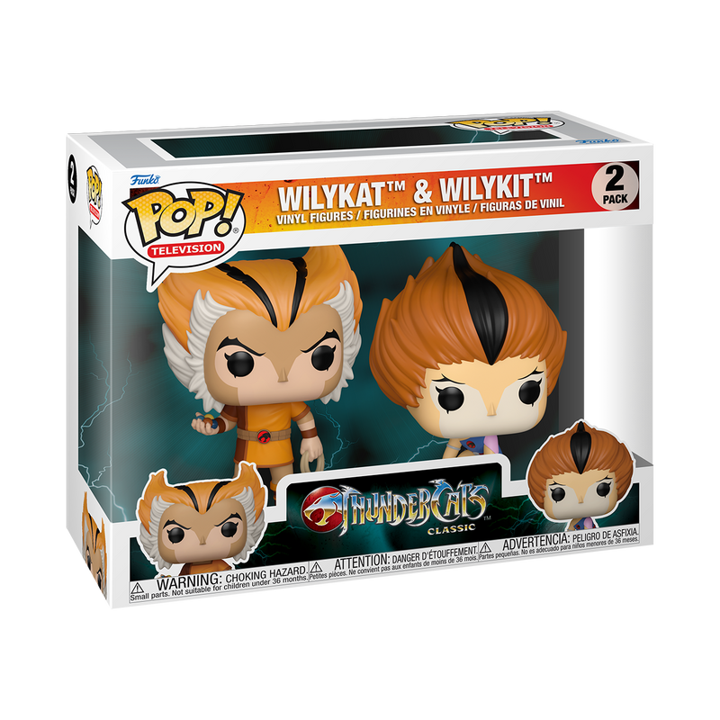 WILYKAT AND WILYKIT - THUNDERCATS CLASSIC POP! 2-PACK