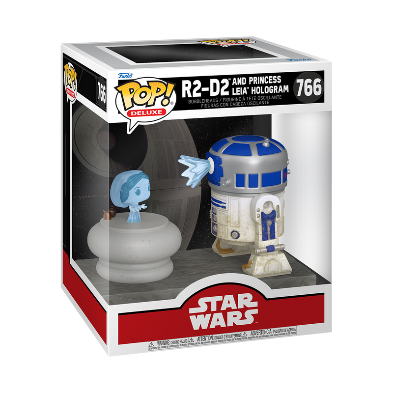 R2-D2 AND PRINCES LEIA HOLOGRAM - STAR WARS