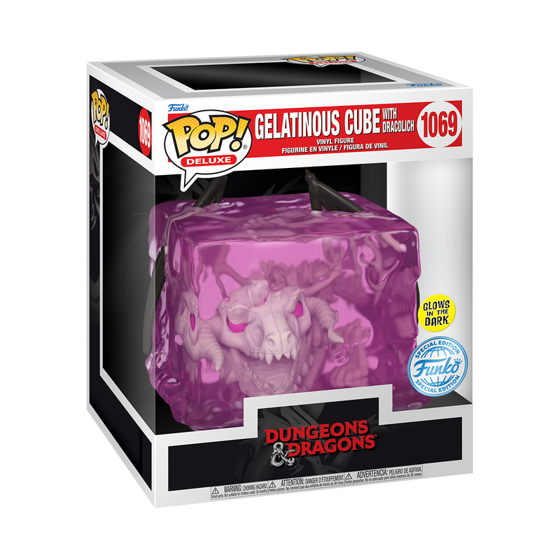 GELATINOUS CUBE WITH DRACOLICH - DUNGEONS AND DRAGONS