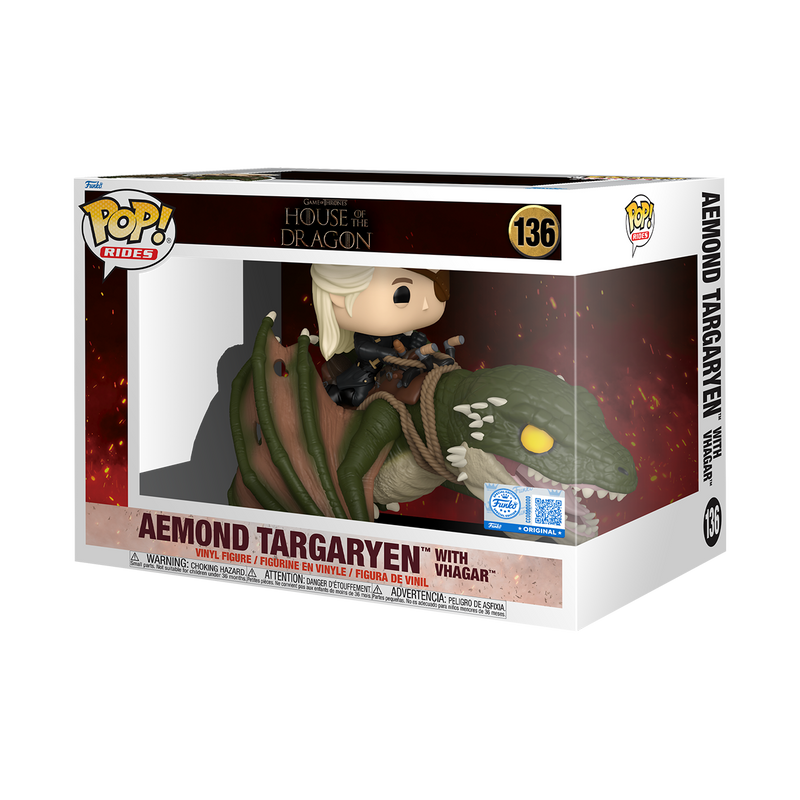 AEMOND TARGARYEN WITH VHAGAR - HOUSE OF THE DRAGON