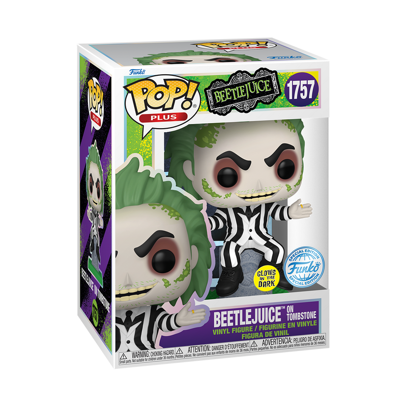 BEETLEJUICE ON TOMBSTONE (GLOW) - BEETLEJUICE