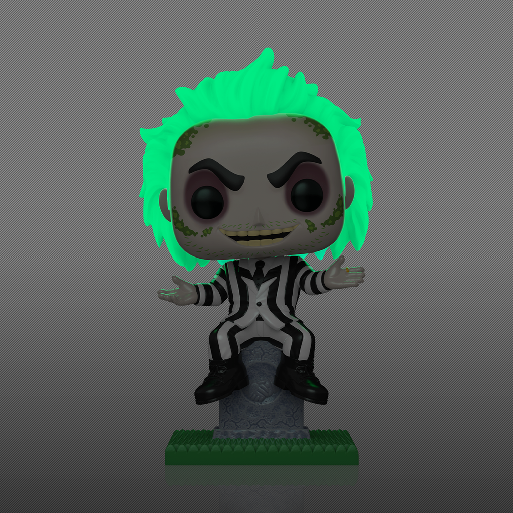 Beetlejuice On Tombstone (glow) - Beetlejuice Pop! Plus (exc)