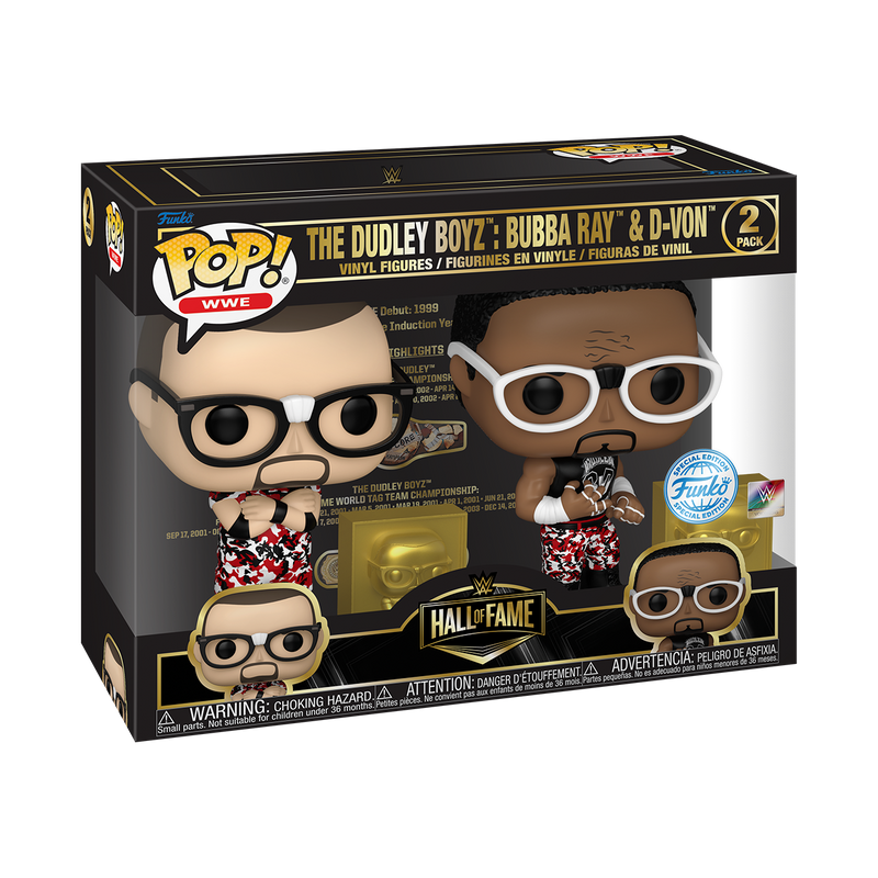 THE DUDLEY BOYZ: BUBBA RAY AND D-VON - WWE POP! 2-PACK
