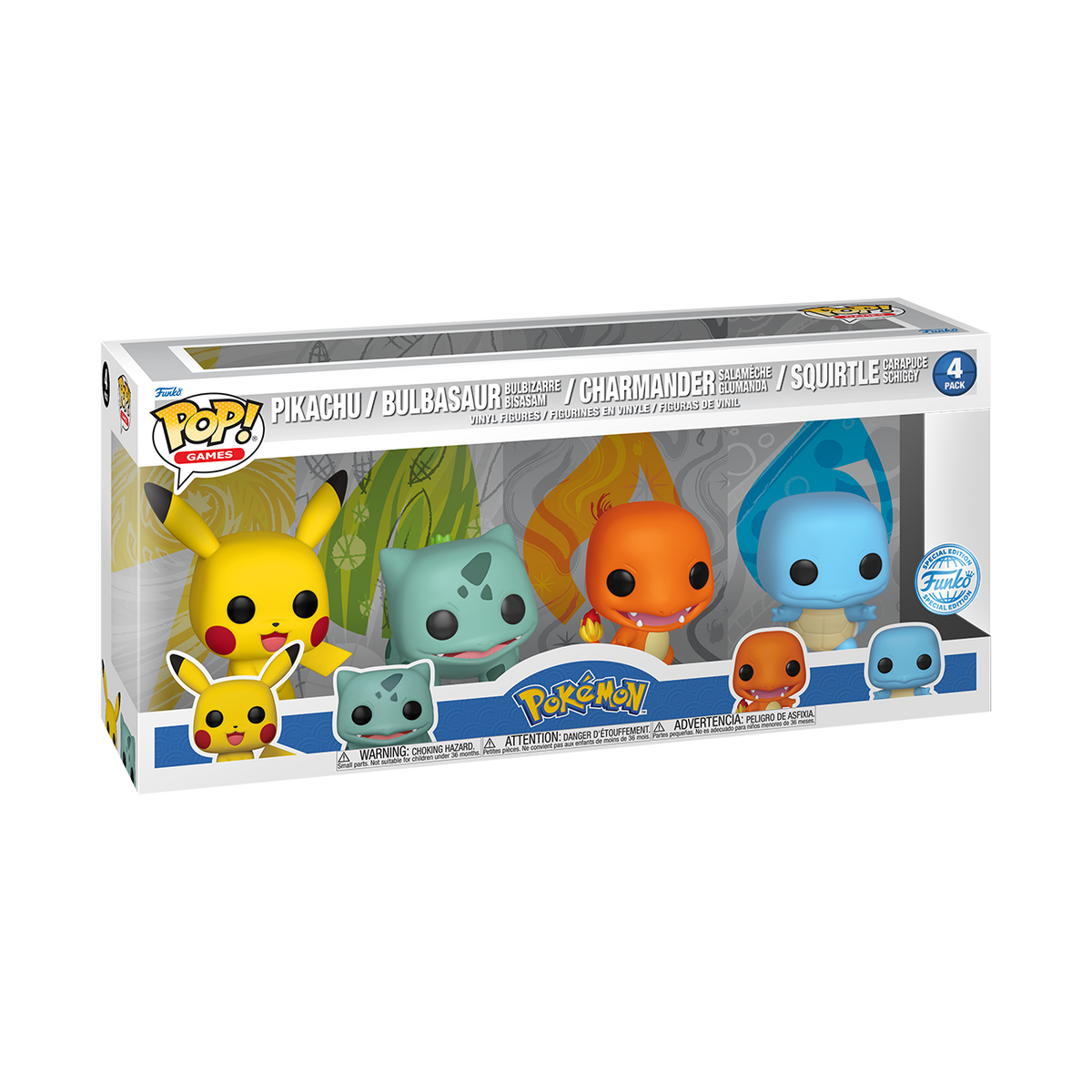 Pokémon Starters Pop! 4-Pack (Exc)