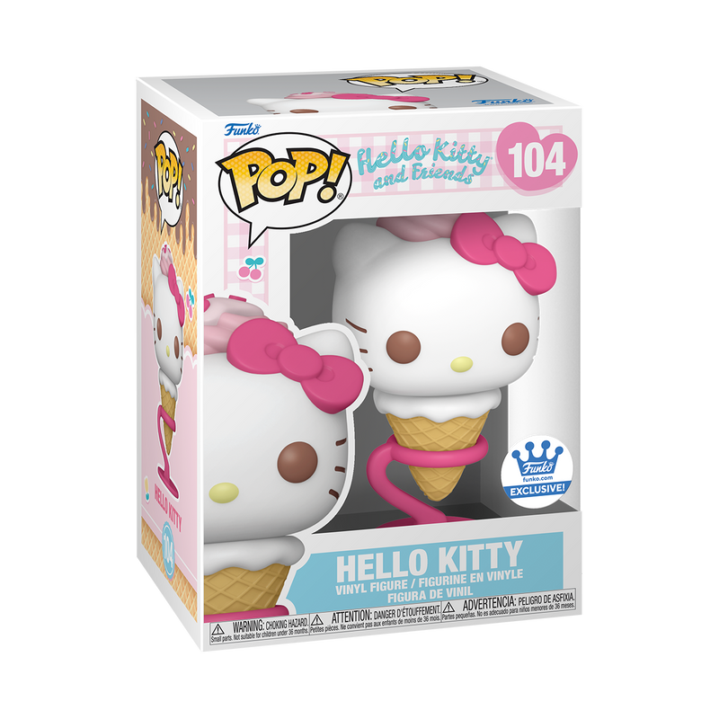 HELLO KITTY AS ICE CREAM CONE