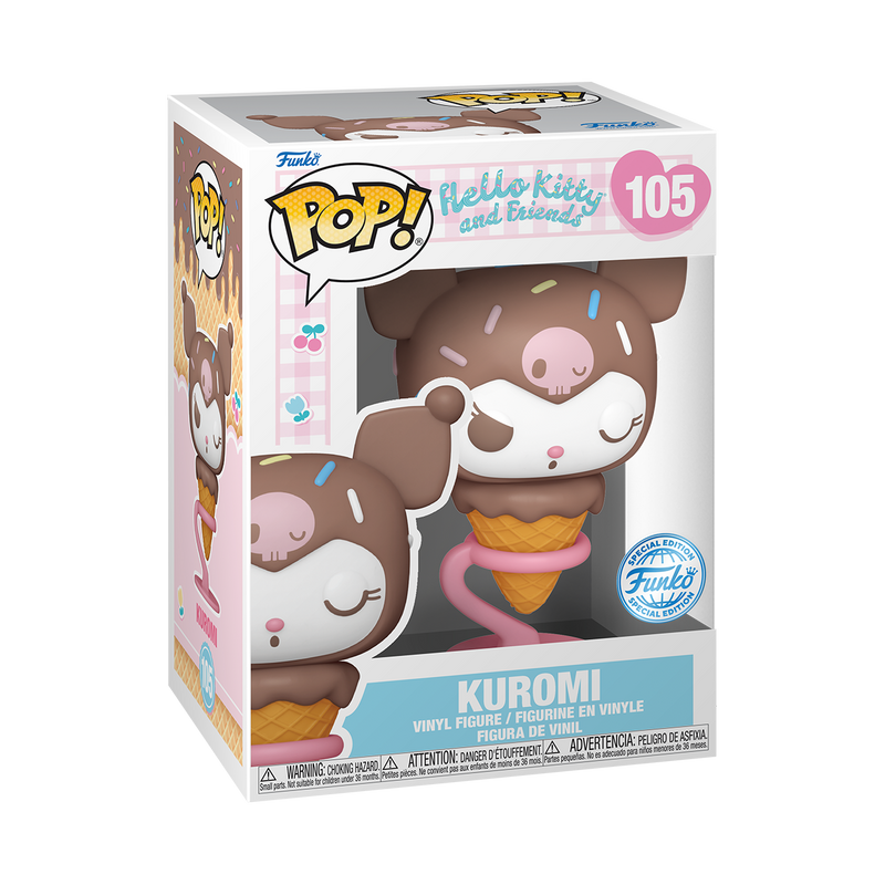 KUROMI AS ICE CREAM CONE - HELLO KITTY AND FRIENDS