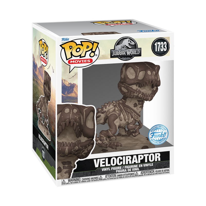 VELOCIRAPTOR (FOSSIL) - JURASSIC WORLD POP! SUPER