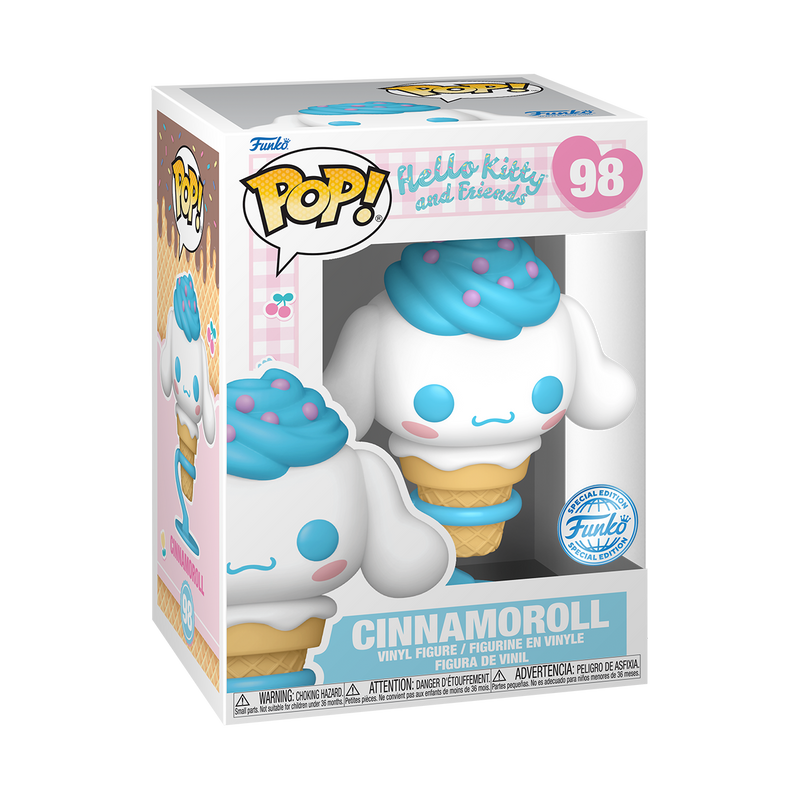 CINNAMOROLL AS ICE CREAM CONE - HELLO KITTY AND FRIENDS