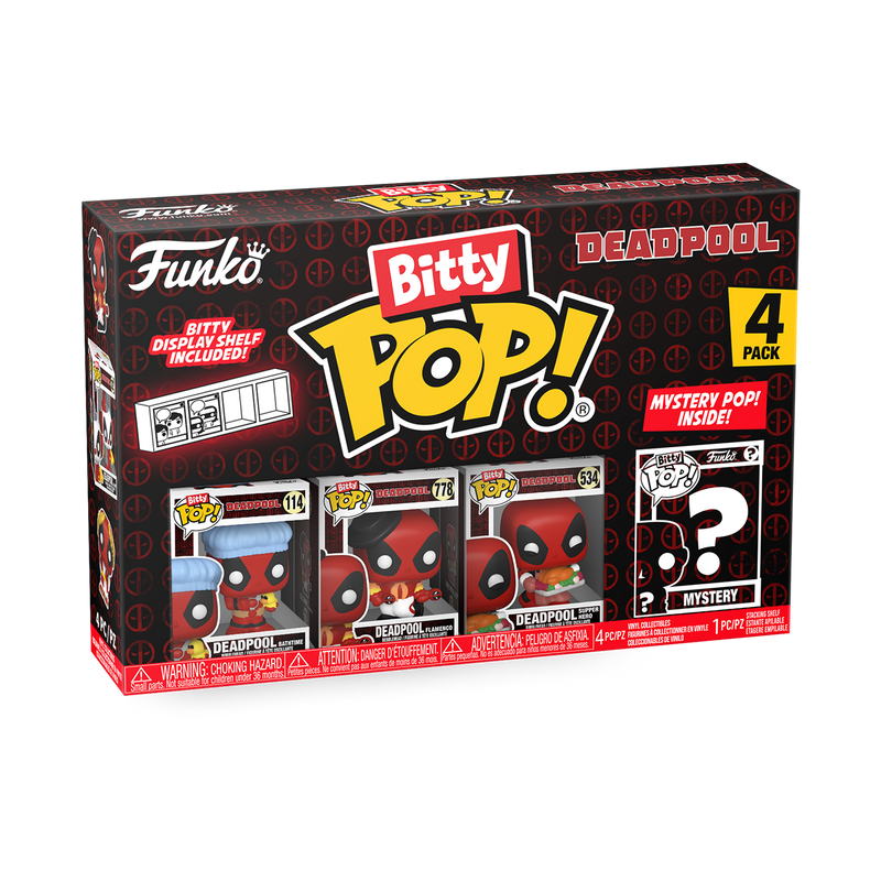 BITTY POP! DEADPOOL 4-PACK SERIES 2