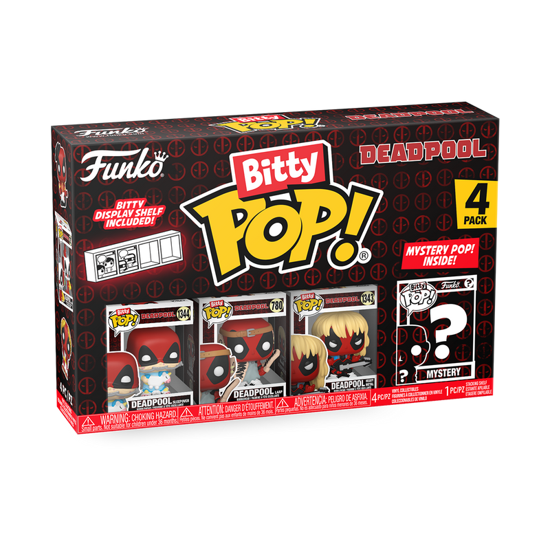 BITTY POP! DEADPOOL 4-PACK SERIES 4