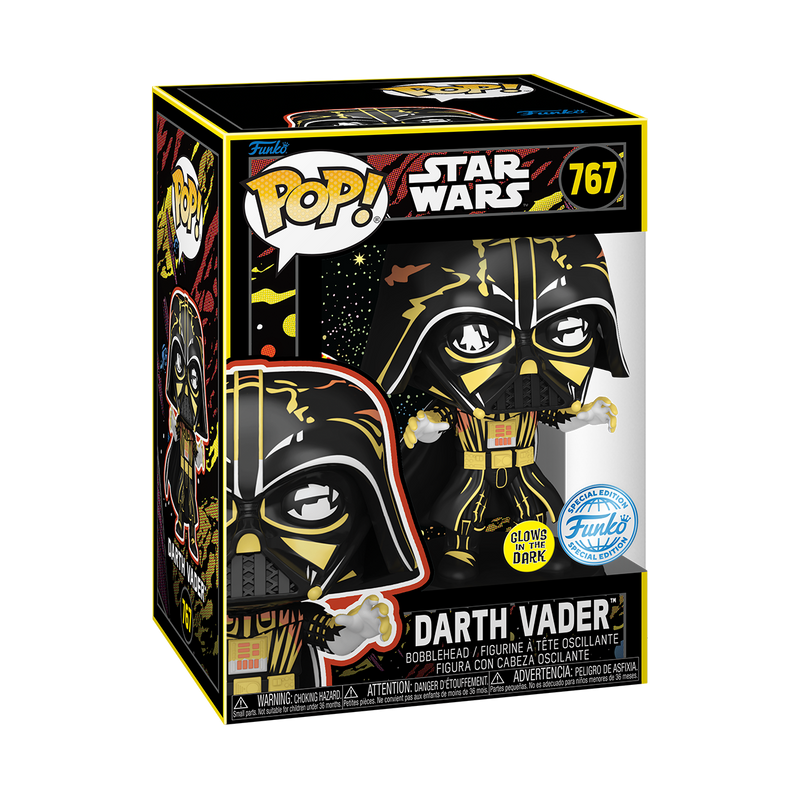 DARTH VADER (GLOW) (RETRO) - STAR WARS