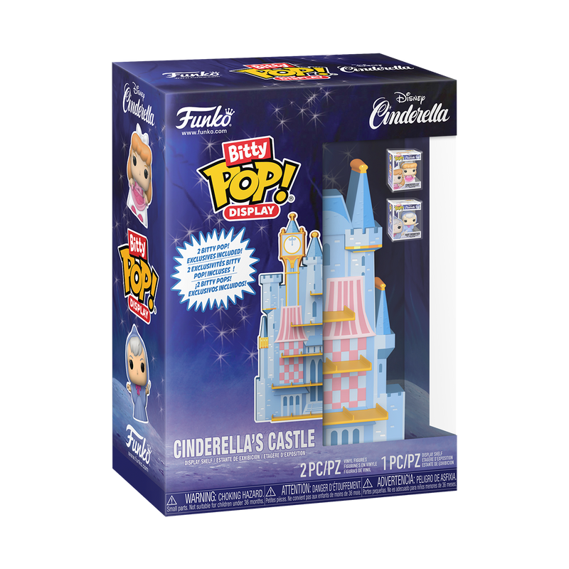 BITTY POP! DISPLAY CINDERELLA'S CASTLE - DISNEY